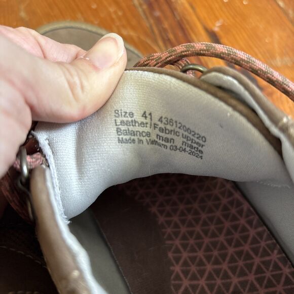 Dansko Vibram Perrin Women's Casual Shoes Morel Milled Nubuck 41 US 10 - Picture 7 of 7